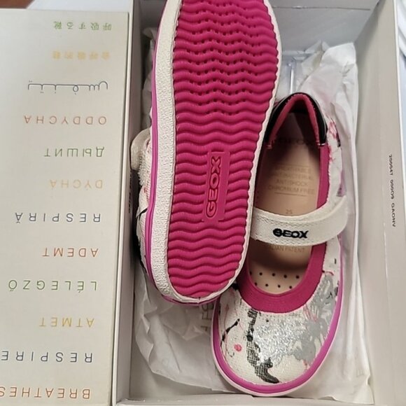 Geox Kids J Kiwi G. D Shoe Ballerina - Picture 8 of 9